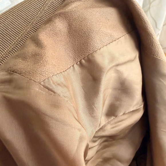 YSL SUEDE LEATHER JACKET SIZE 38 in olive color. - Picture 7 of 13